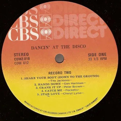 Various : Dancin' At The Disco (2xLP, Comp, Mixed)