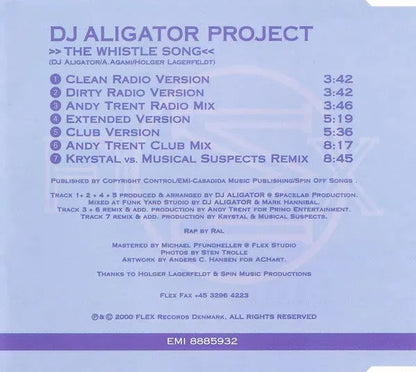 DJ Aligator Project : The Whistle Song (International Edition) (CD, Maxi)