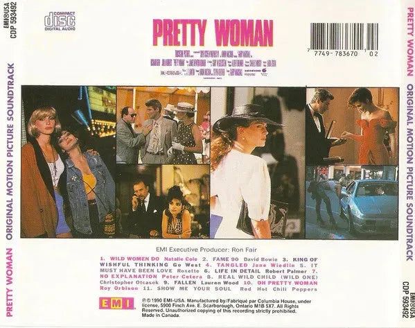 Various : Pretty Woman (Original Motion Picture Soundtrack) (CD, Comp, Club, RE)