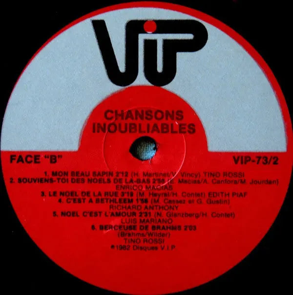 Various : Chansons Inoubliables De Noel, Volume 2 (LP, Comp)