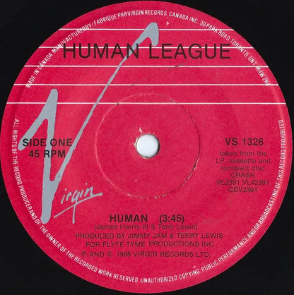 The Human League : Human (7", Single)