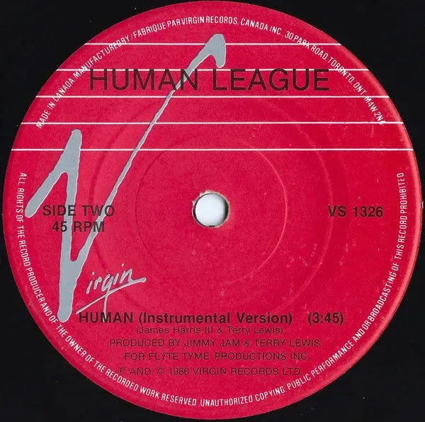 The Human League : Human (7", Single)