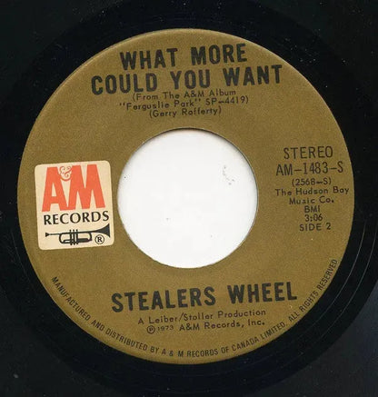 Stealers Wheel : Star / What More Could You Want (7", Single)