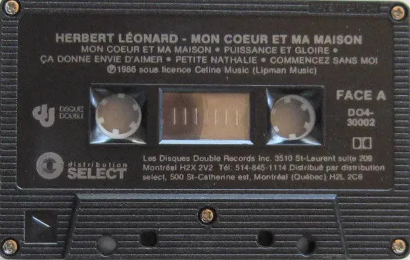 Herbert Léonard : Mon Cœur Et Ma Maison (Cass, Album)