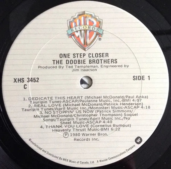 The Doobie Brothers : One Step Closer (LP, Album)