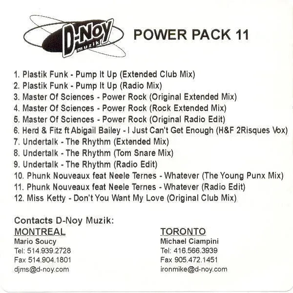 Various : Power Pack 11 (CD, Comp, Promo)