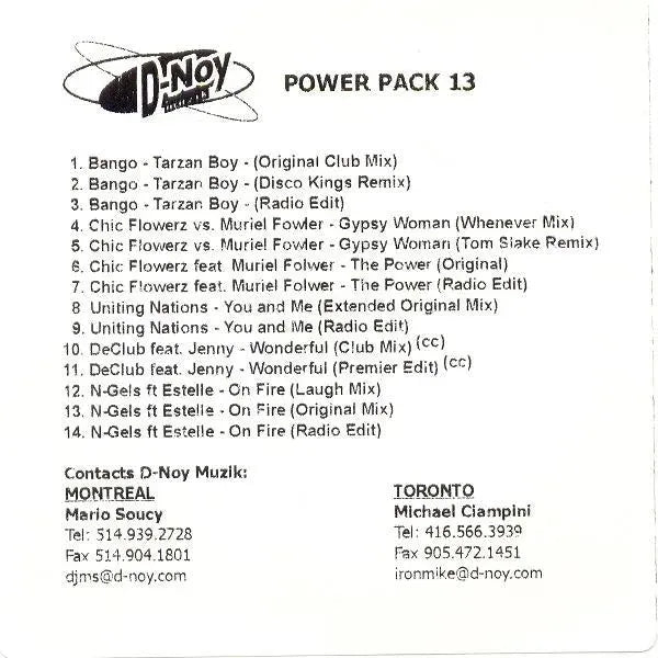 Various : Power Pack 13 (CD, Comp, Promo)