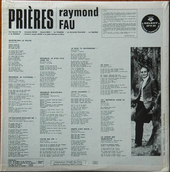 Raymond Fau : Vol.3 -  "Prières" (LP, Album)