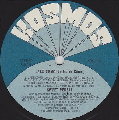 Sweet People : Lake Como (Le Lac De Côme) (LP, Album)