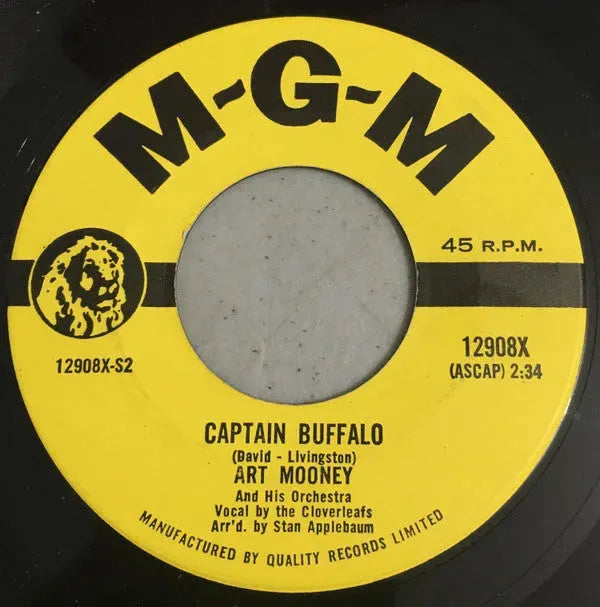 Art Mooney & His Orchestra, The Cloverleafs, The Ivys (3) : Captain Buffalo (7", Single)