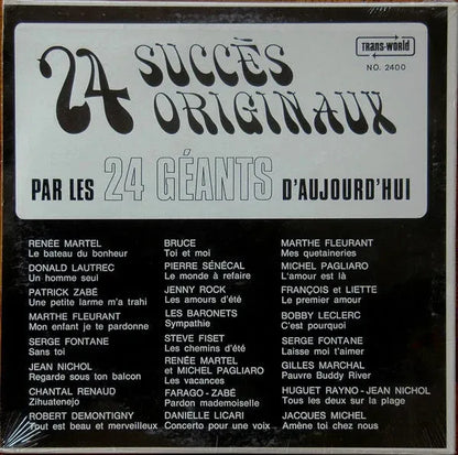 Various : 24 Succès Originaux -24 Géants d'aujourd'hui  (LP, Comp)