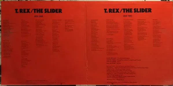 T. Rex : The Slider (LP, Album, RE, RP, Gat)