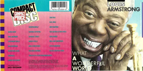 Louis Armstrong : What A Wonderful World (CD, Album, RE)