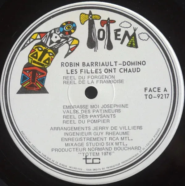 Robin Barriault : Domino "Les Filles Ont Chaud" (LP, Album)