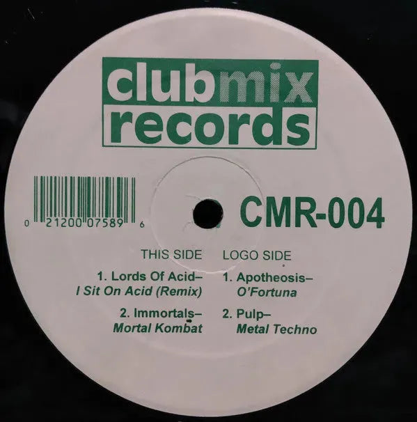 Various : Club Mix Records #4 (12", Comp, Gre)