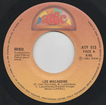 Mino (2) : Les Mocassins / Reggae (7")