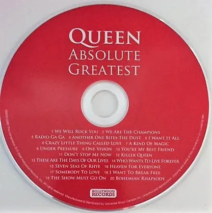 Queen : Absolute Greatest (CD, Comp)