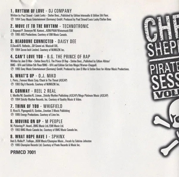 Chris Sheppard : Pirate Radio Sessions Volume 4 (CD, Mixed)