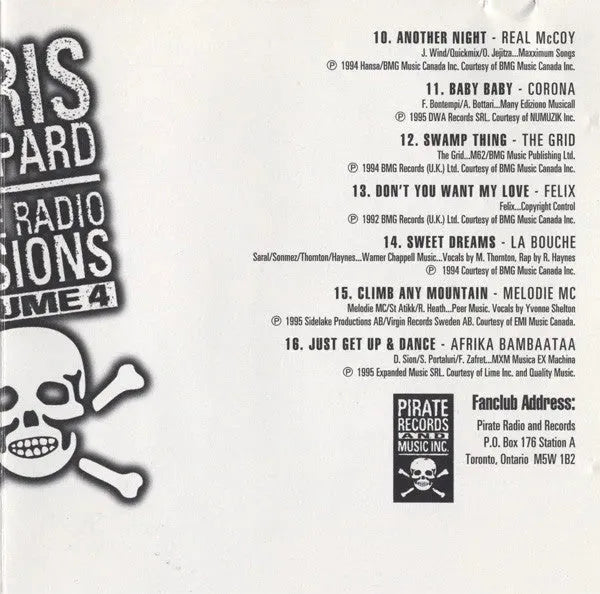 Chris Sheppard : Pirate Radio Sessions Volume 4 (CD, Mixed)