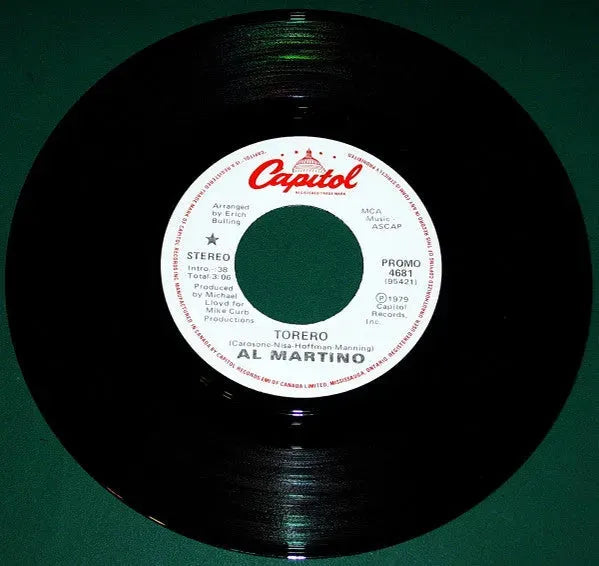 Al Martino : Torero (7", Single, Promo)