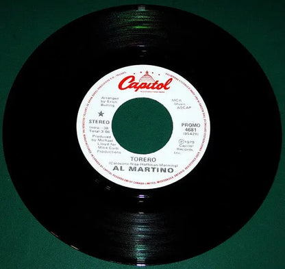 Al Martino : Torero (7", Single, Promo)