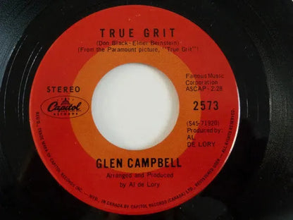 Glen Campbell : True Grit (7", Single)