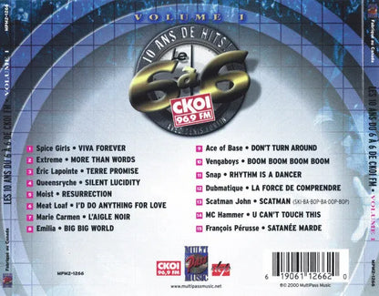 Various : 10 Ans De Hits! Le 6 À 6 CKOI Volume 1 (CD, Comp)