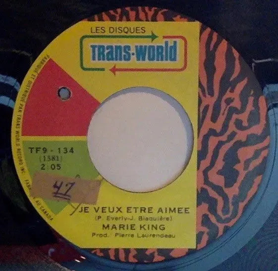 Marie King : Je Veux Etre Aimee (7", Single)