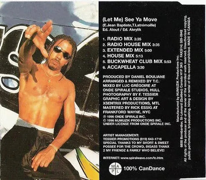 T.C. (12) : (Let Me) See Ya Move (CD, Maxi)