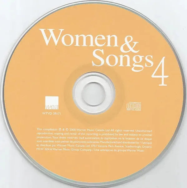 Various : Women & Songs 4 (CD, Comp)