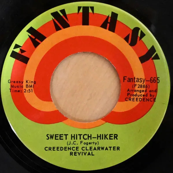 Creedence Clearwater Revival : Sweet Hitch-Hiker (7", Single)