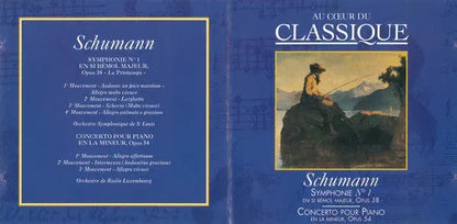 Robert Schumann : Symphonie N°1 En Si Bémol Majeur, Opus 38 - Concerto Pour Piano En la Mineur, Opus 54 (CD, Comp)