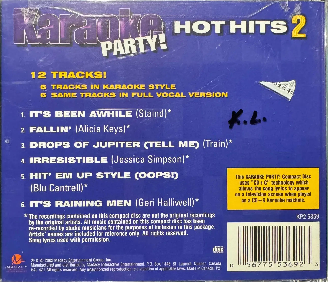 Karaoké Party! HOTHITS 2 (CD+G)