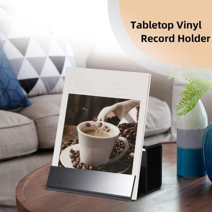 Acrylic Vinyl Records Rack Desktop CD Display Stand - 75music