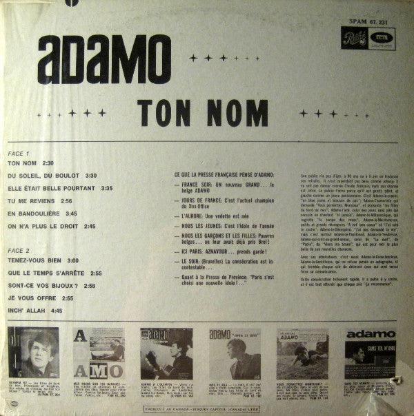 Adamo - Ton Nom (LP, Comp) - 75music