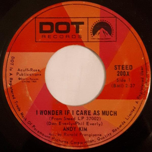 Andy Kim - I Wonder If I Care As Much (7") - 75music