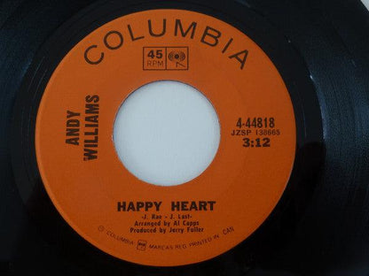 Andy Williams - Happy Heart (7", Single) - 75music