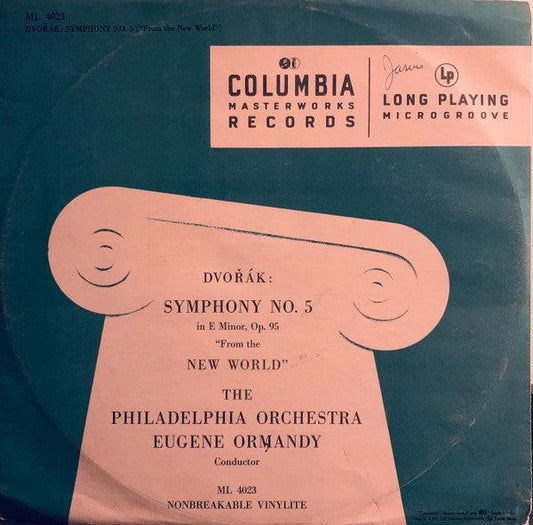 Antonín Dvořák, Eugene Ormandy, The Philadelphia Orchestra - Symphony No. 5 (LP, Mono, Blu) - 75music