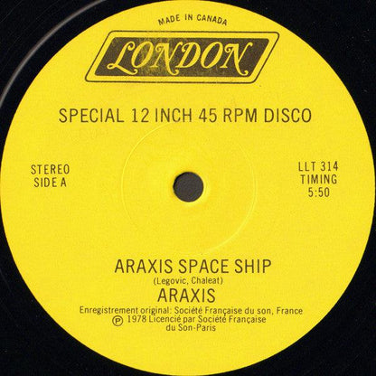 Araxis - Araxis Space Ship (12") - 75music