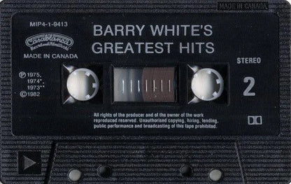 Barry White - Barry White's Greatest Hits (Cass, Comp, Dol) - 75music - Canada's Online Record Store