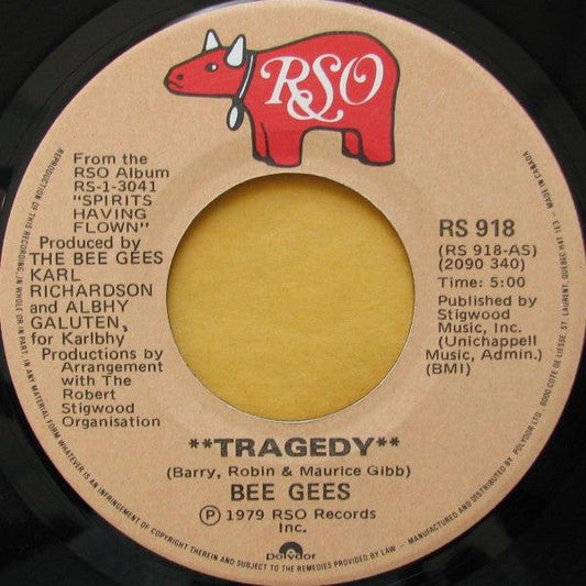 Bee Gees - Tragedy (7", Single) - 75music