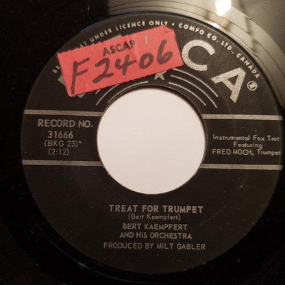Bert Kaempfert & His Orchestra - Almost There / Treat For Trumpet (7", Single) - 75music