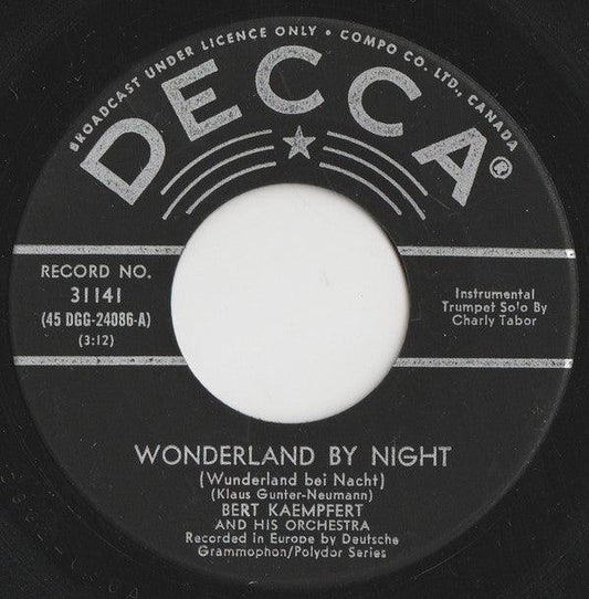 Bert Kaempfert & His Orchestra - Wonderland By Night = Wunderland Bei Nacht (7", Single) - 75music