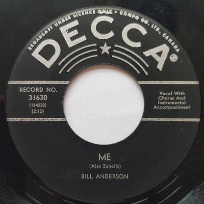 Bill Anderson - Cincinnati, Ohio (7", Single) - 75music