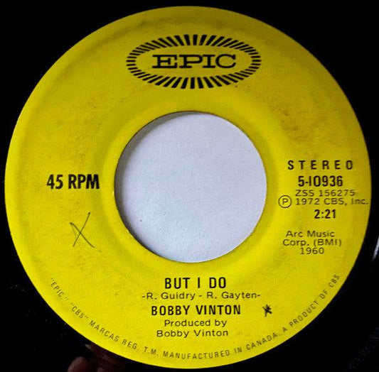 Bobby Vinton - But I Do (7", Single) - 75music