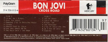 Bon Jovi - Cross Road (Cass, Comp, Dol) - 75music