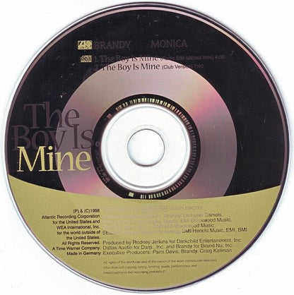 Brandy & Monica - The Boy Is Mine (CD, Single) - 75music