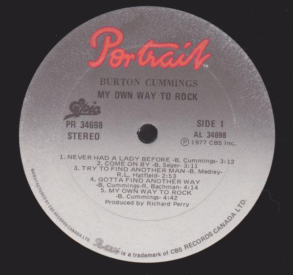Burton Cummings - My Own Way To Rock (LP, Album) - 75music