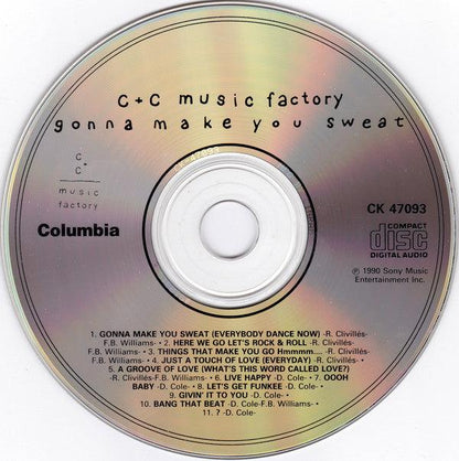 C + C Music Factory - Gonna Make You Sweat (CD, Album) - 75music