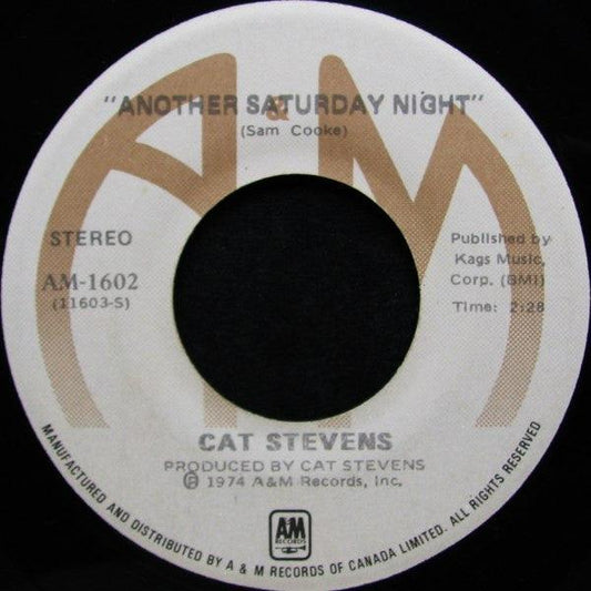 Cat Stevens - Another Saturday Night / Home In The Sky (7", Single) - 75music